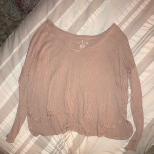 Soft and stretchy long sleeve sweater
